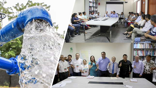 Sostienen mesa técnica para cristalizar obra de servicio de agua potable en el valle Pativilca