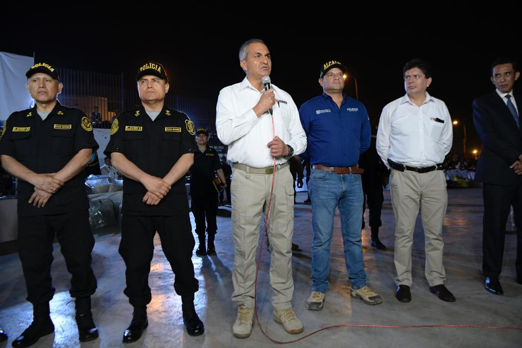 Ministro Vicente Romero destaca trabajo conjunto entre PNP y municipalidades para luchar contra la delincuencia