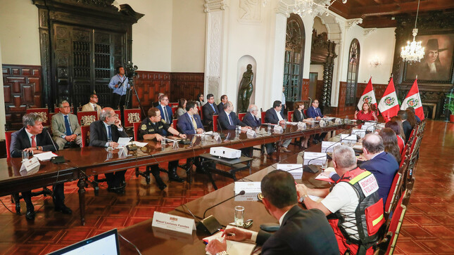 Fotografía de la reunión del Conasec.