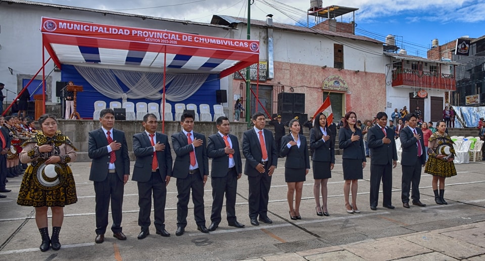 JURAMENTÓ EL NUEVO ALCALDE Y REGIDORES DEL HONORABLE CONSEJO MUNICIPAL DE LA PROVINCIAL DE CHUMBIVILCAS.