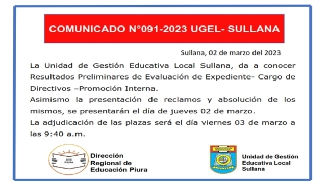 Comunicado N°91