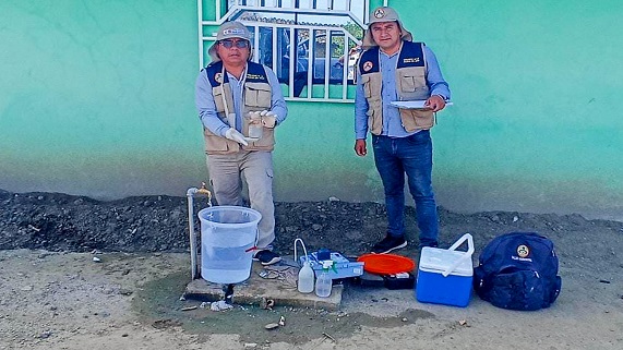 "Nota de prensa - Caseríos de Chulucanas y Salitral se benefician con vigilancia del agua".