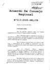 Vista preliminar de documento Acuerdo de Consejo Regional N° 013-2005-CR/GRL