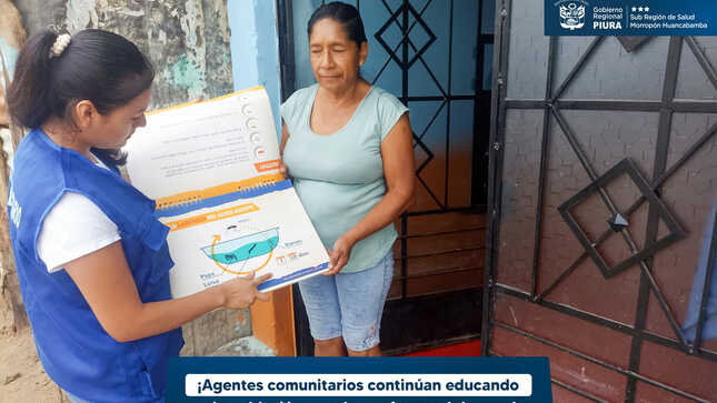 "Nota de prensa - Continúa lucha contra el dengue en Chulucanas".