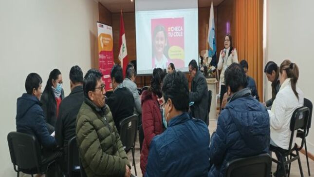 A través de capacitación dictada por sede desconcentrada en esta región en el marco de la campaña institucional #DeVueltaalCole.
