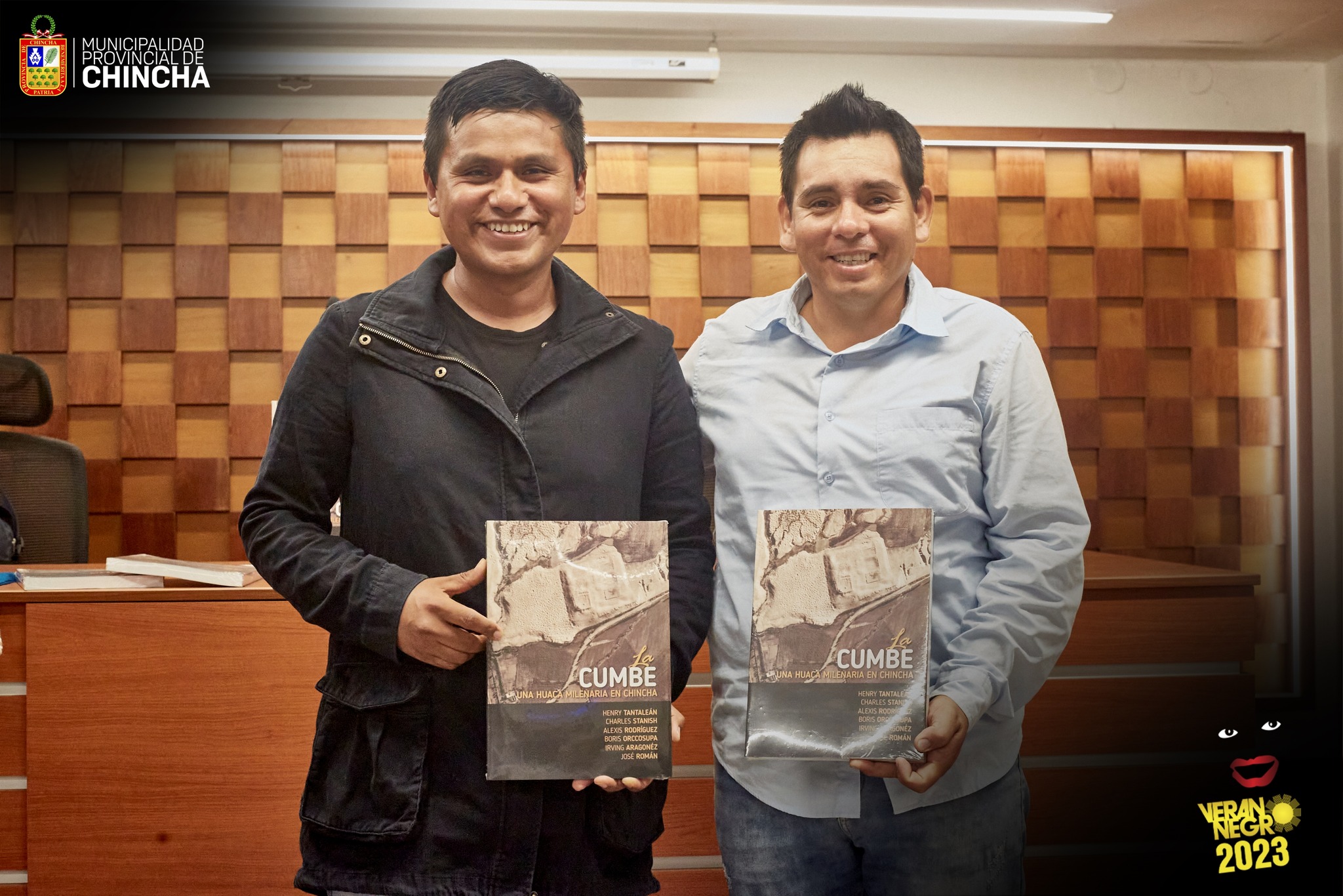 En las instalaciones del museo de la provincia, se realizó la presentación del libro " La Cumbre: una huaca milenaria en Chincha"