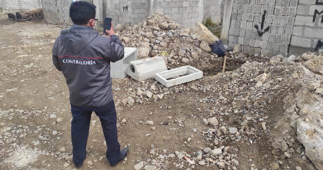 Contraloría identificó trabajos inclusos en obra de saneamiento de S/ 10 millones