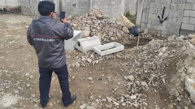 Contraloría identificó trabajos inclusos en obra de saneamiento de S/ 10 millones