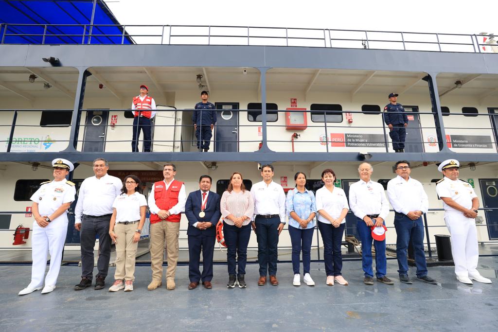 Loreto: ministra Leslie Urteaga participó de lanzamiento de las Plataformas Itinerantes de Acción Social (PIAS) 2023