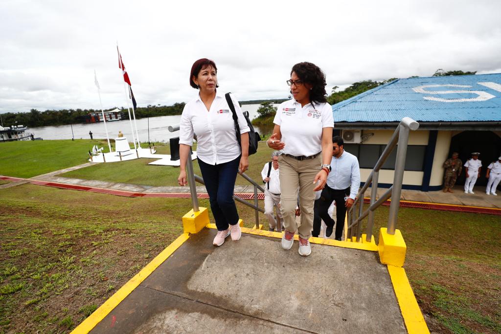 Loreto: ministra Leslie Urteaga participó de lanzamiento de las Plataformas Itinerantes de Acción Social (PIAS) 2023
