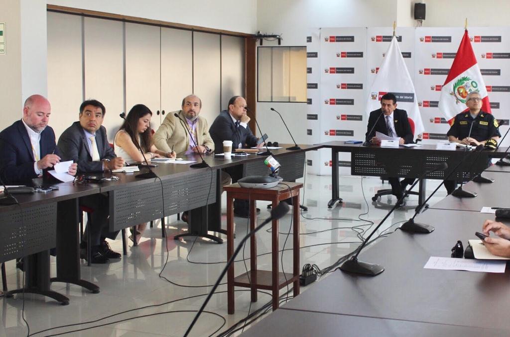 Mininter y gremios empresariales coordinan acciones para combatir los delitos de extorsión y sicariato
