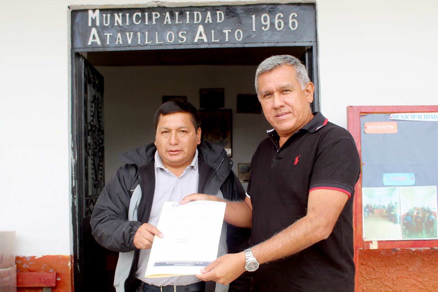 Fernando Cárdenas fue declarado "Huésped Ilustre" en el distrito de Atavillos Alto