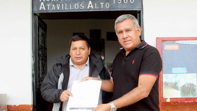 Fernando Cárdenas fue declarado "Huésped Ilustre" en el distrito de Atavillos Alto