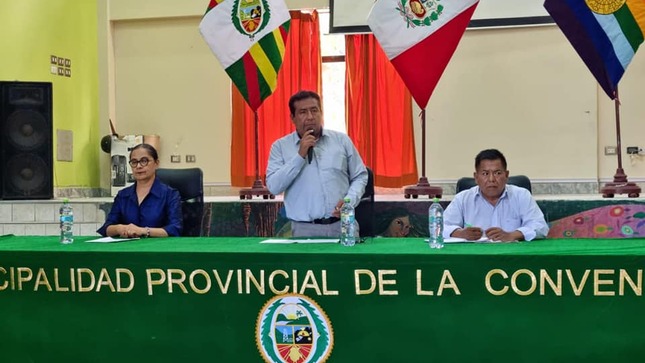 Alcalde provincial instala comisión ambiental municipal de La Convención