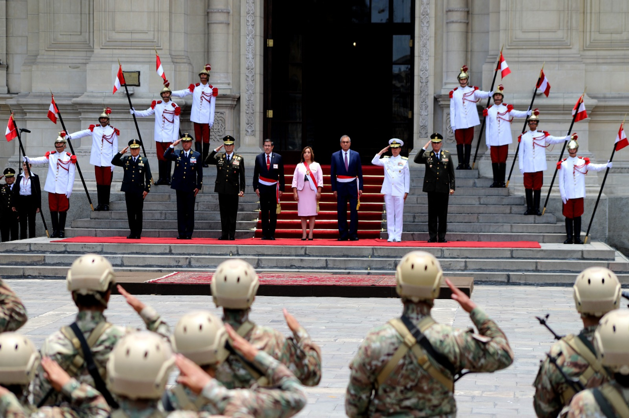 Presidenta Dina Boluarte es reconocida como Jefe Supremo de las Fuerzas Armadas y la Policía Nacional