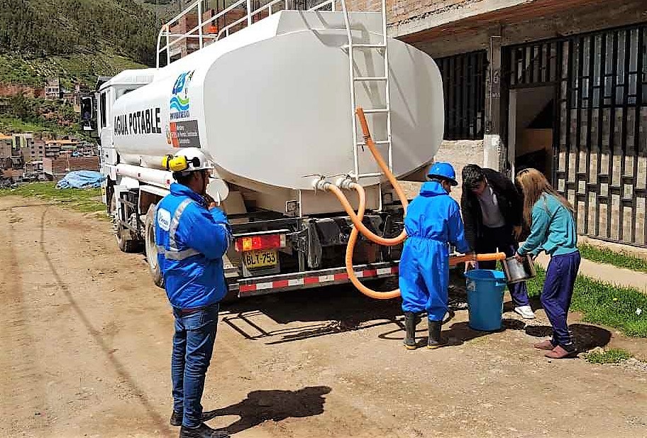 Sunass monitoreó abastecimiento alternativo de agua potable