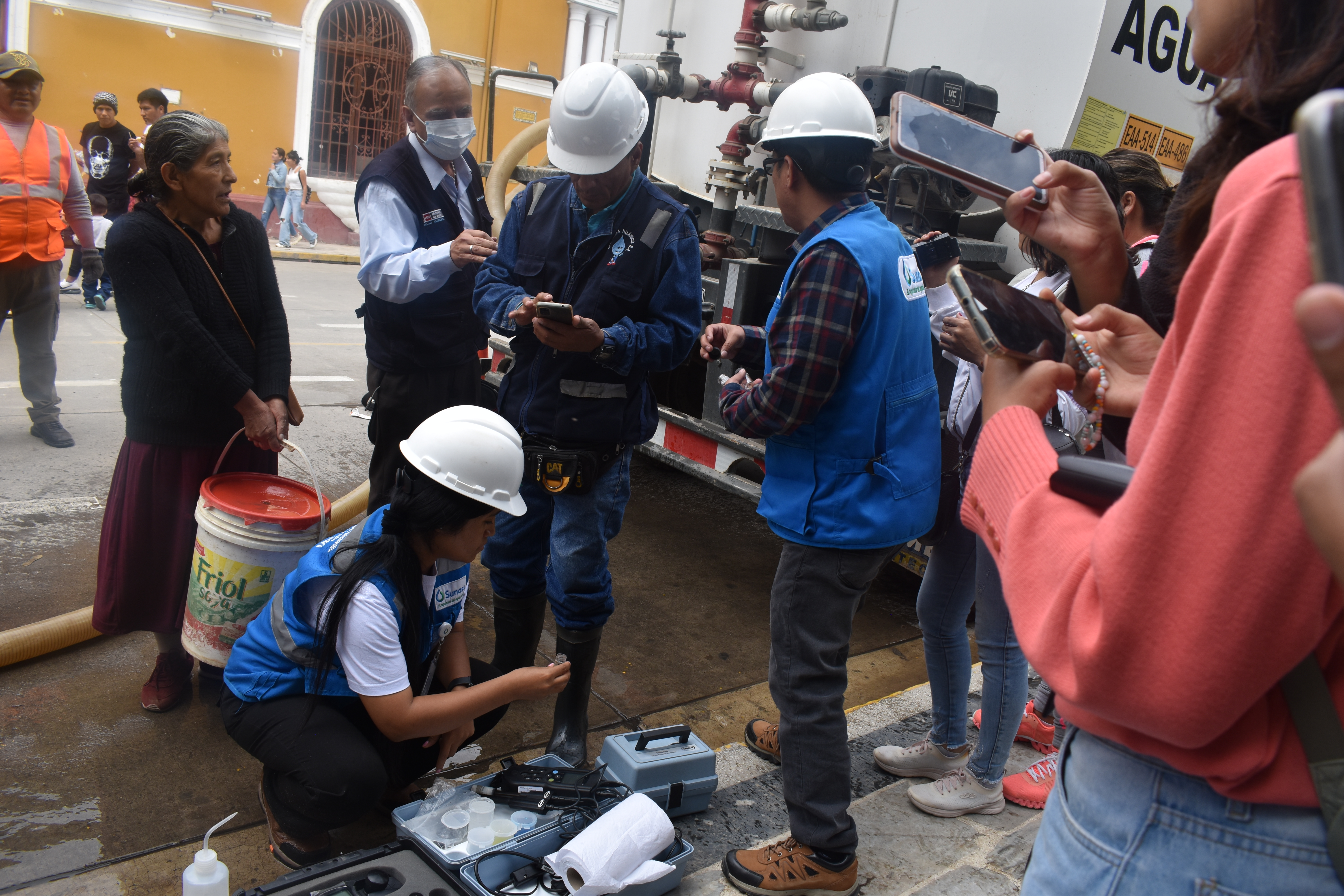 Sunass verifica abastecimiento de agua potable