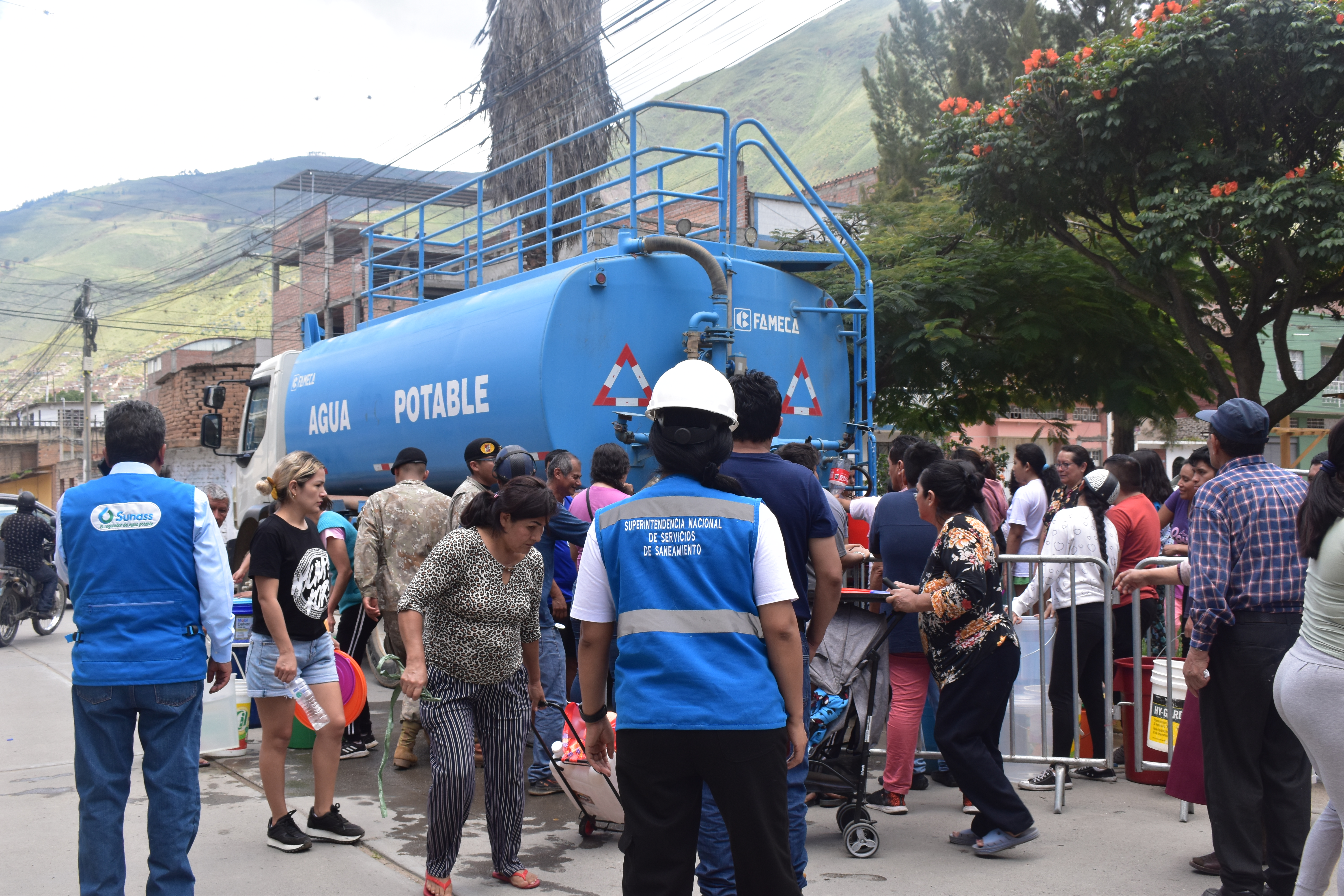 Sunass verifica abastecimiento de agua potable