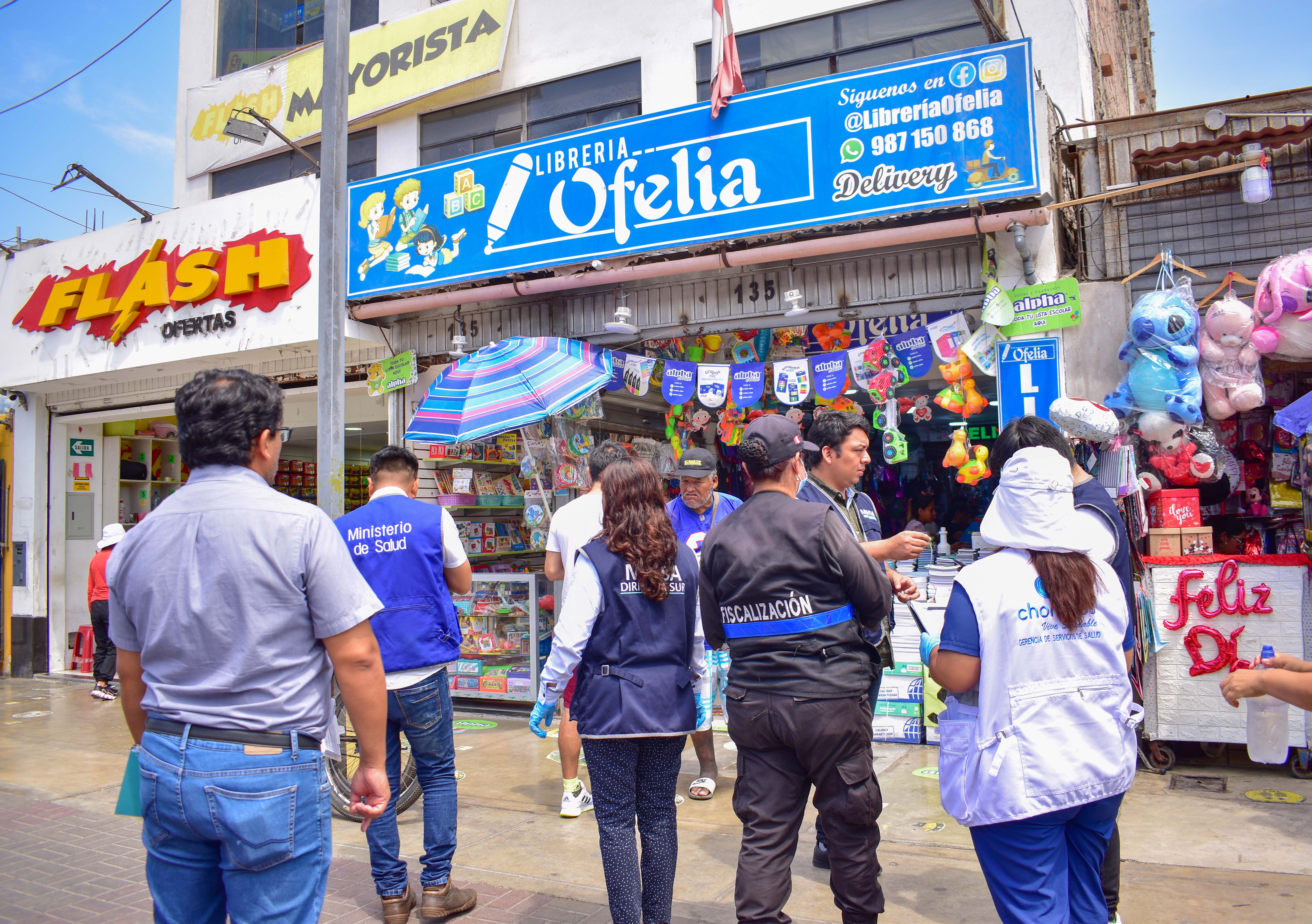El operativo tuvo lugar en 'la Paradita' de Chorrillos.