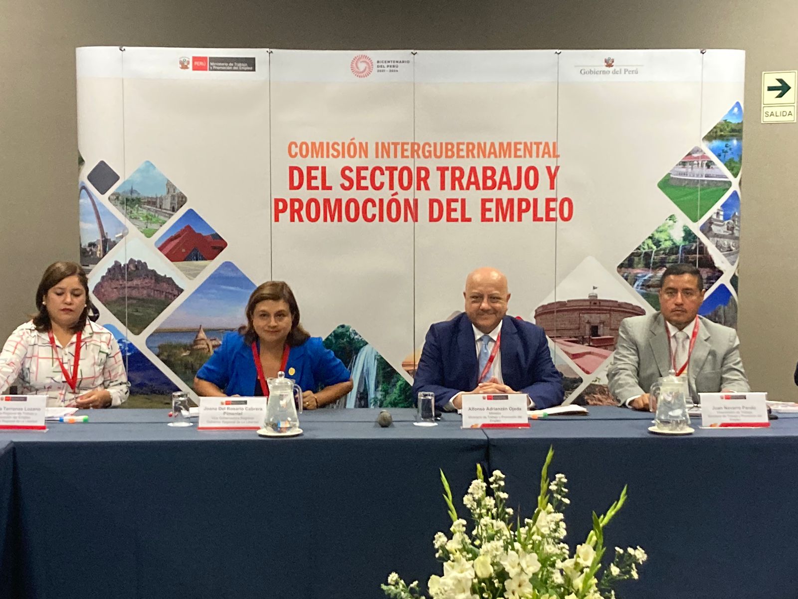 Ministro Alfonso Adrianzén anuncia transferencia de más de S/ 19 millones para generar empleos temporales en La Libertad