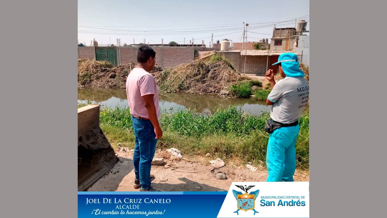 Se Verificaron Los Diversos Drenes De San Andrés Y Límites De Terrenos