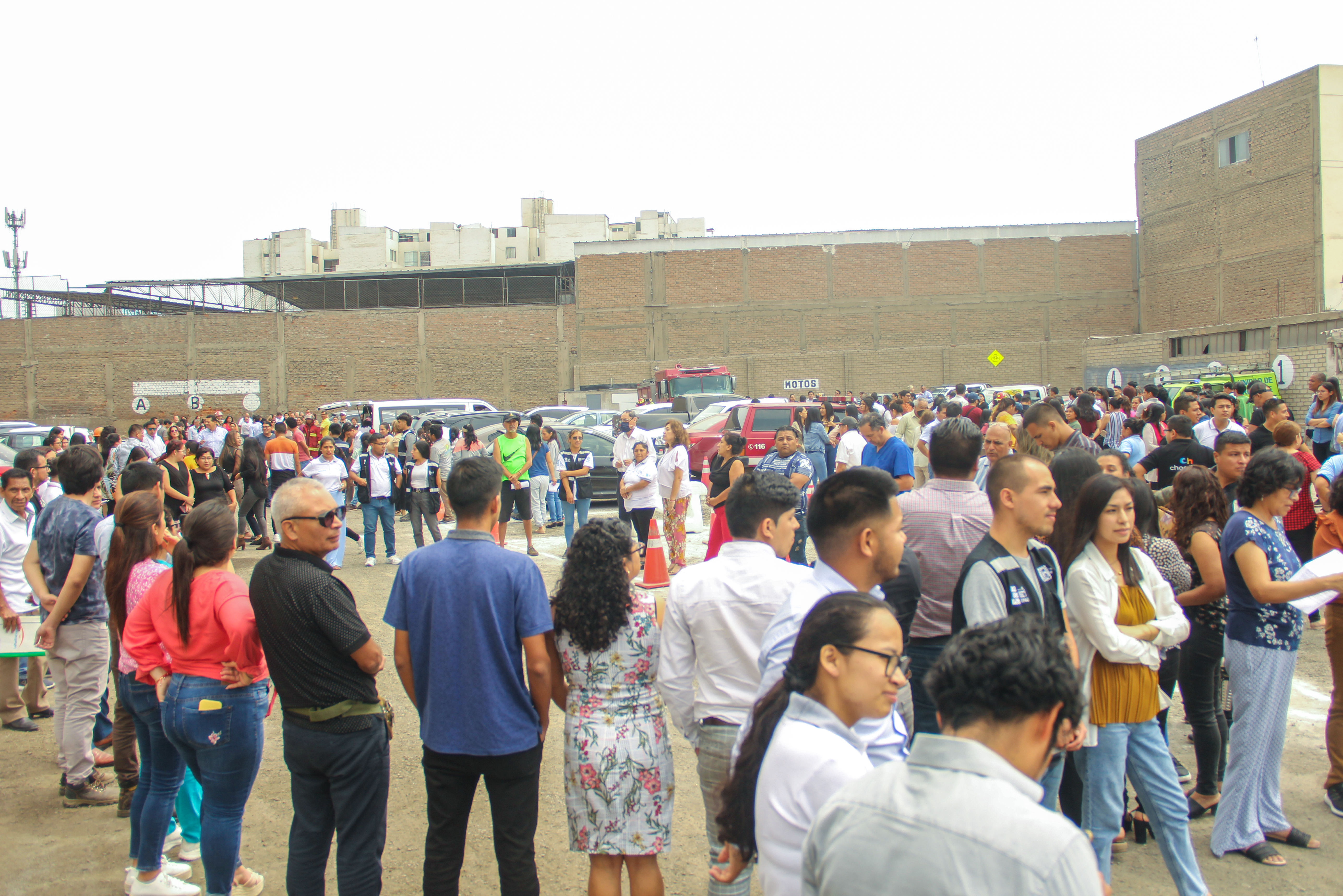 La evacuación fue rápida.