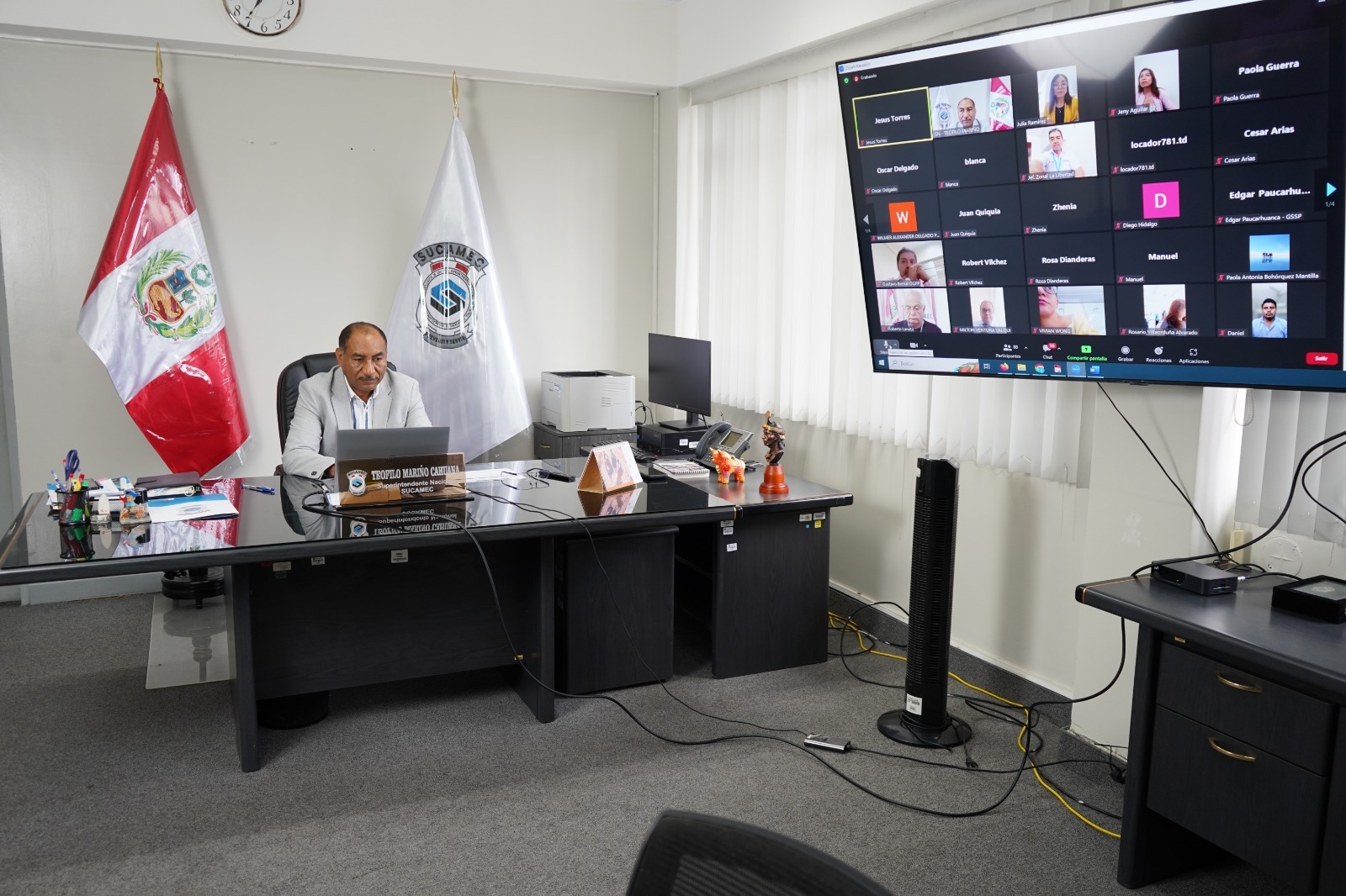 Capacitación estuvo a cargo de especialista de la Dirección Contra la Corrupción de la Policía Nacional del Perú.   