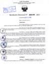 Vista preliminar de documento Resolución Directoral. Nº 0450 - 2023 