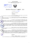Vista preliminar de documento Resolución Directoral. Nº 0577 - 2023 