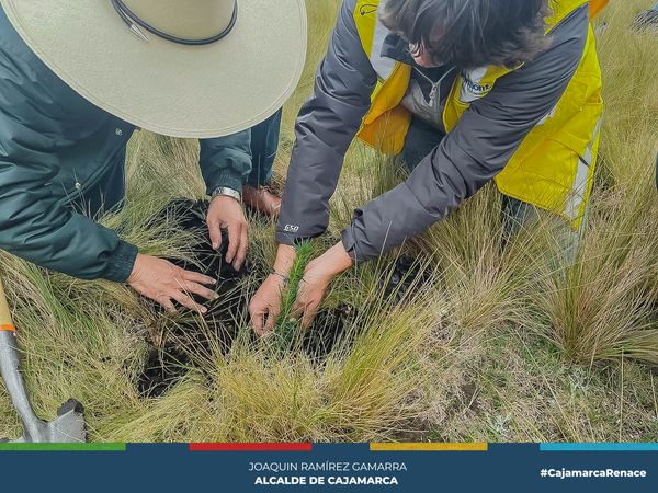 Municipalidad Provincial de Cajamarca estuvo presente en proyecto “Huella Verde”