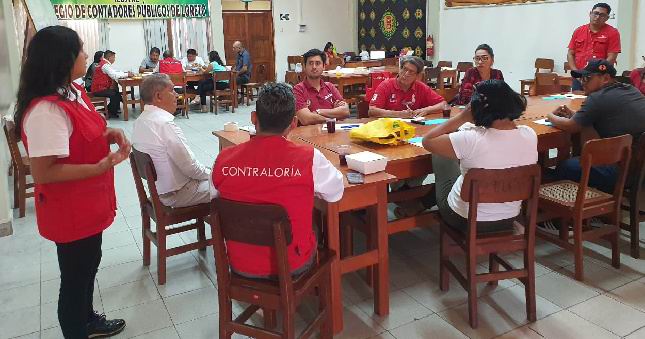 Contraloría y sociedad civil de Loreto identifican casos para la planificación y ejecución de servicios de control