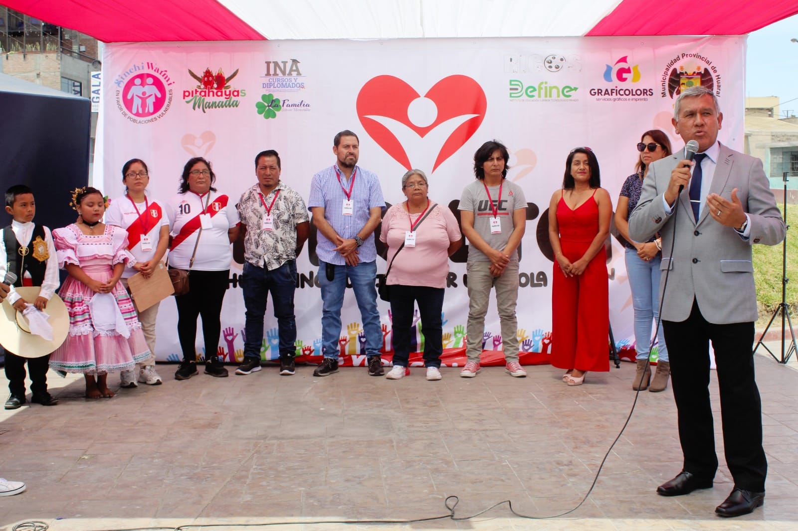Alcalde y regidores se hicieron presente en "Huaraltón" en favor de nuestros hermanos de la parte altoandina de Huaral