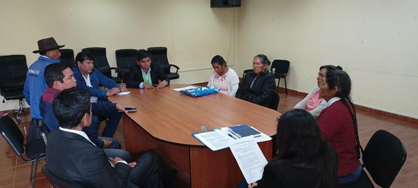Reunión para realizar la feria de la Chacra a la Olla