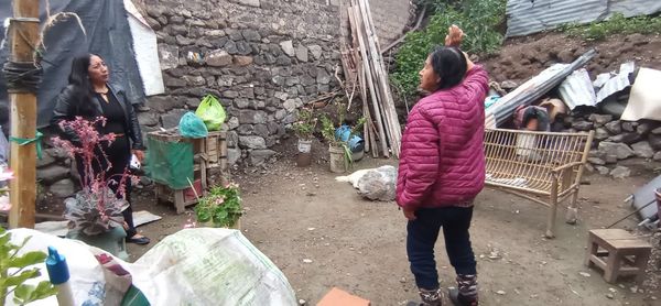 Visita a los Adultos Mayores damnificados por causa de las lluvias
