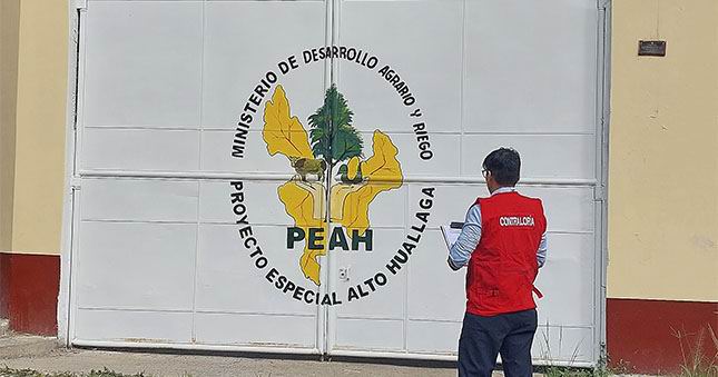 Contraloría detectó que funcionarios del Proyecto Especial Alto Huallaga pagaron por perfil técnico incompleto