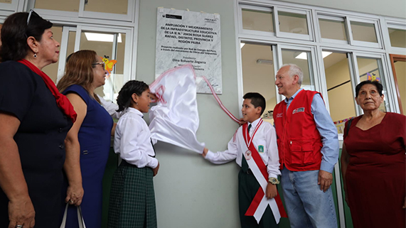 GORE y Minedu inauguran colegio en Urb. Los Tallanes de Piura