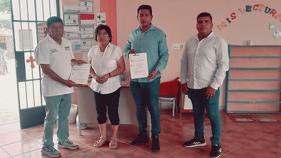 Entrega de terreno IE 785 de Castilla