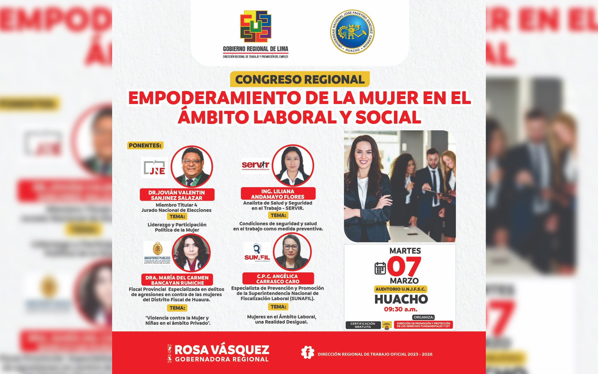Congreso Regional sobre Empoderamiento de la Mujer en el Ámbito Laboral y Social