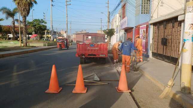 MPH recogió desmonte que afeaba calles y avenidas y además limpió, podó y regó seis concurridos parques