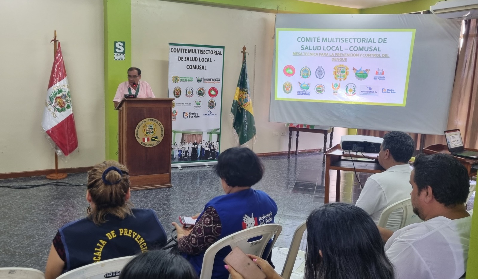 Madre de Dios: presentan a nuevo presidente del Comité Multisectorial de Salud Local para la lucha contra el dengue