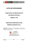 Vista preliminar de documento Lista de Capacidades OMAE 019
