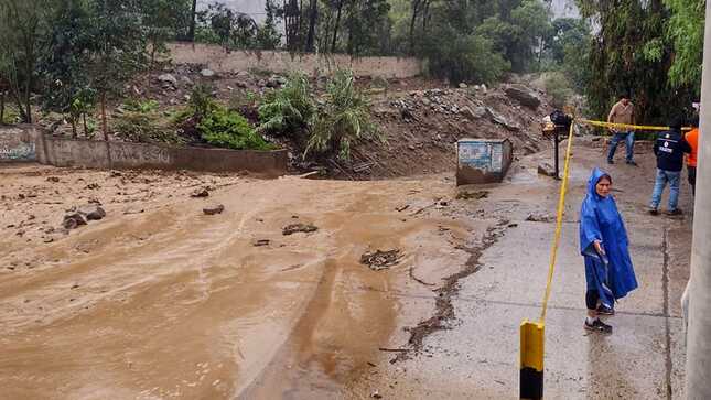 Huaura, Yauyos y Oyón en nivel rojo ante posible activación de quebradas por las intensas lluvias