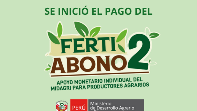 Foto de inicio del pago del FertiAbono2. 