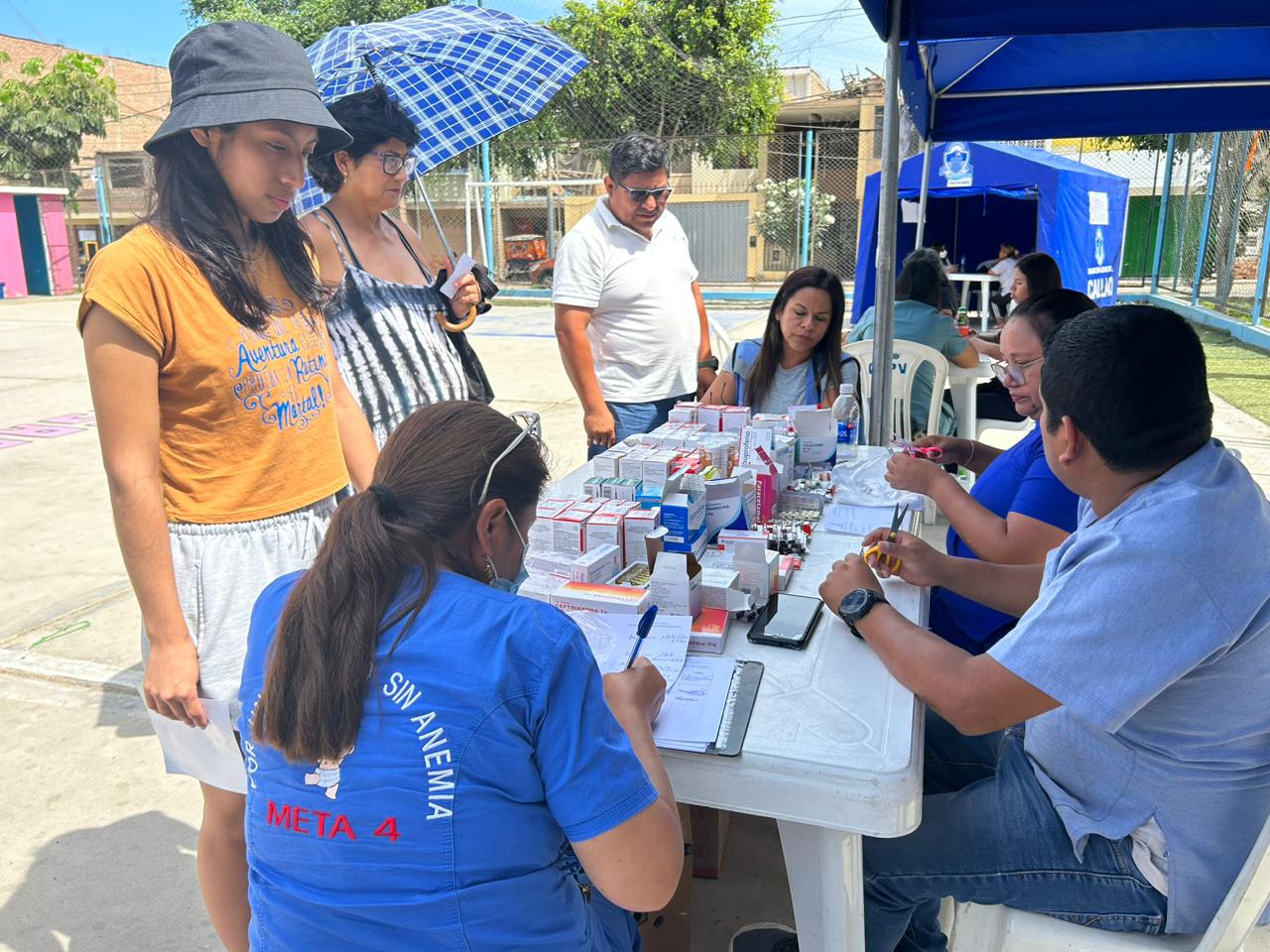 Nuestra gerencia de Salud realizó una gran campaña de salud en la Urbanización Las Fresas