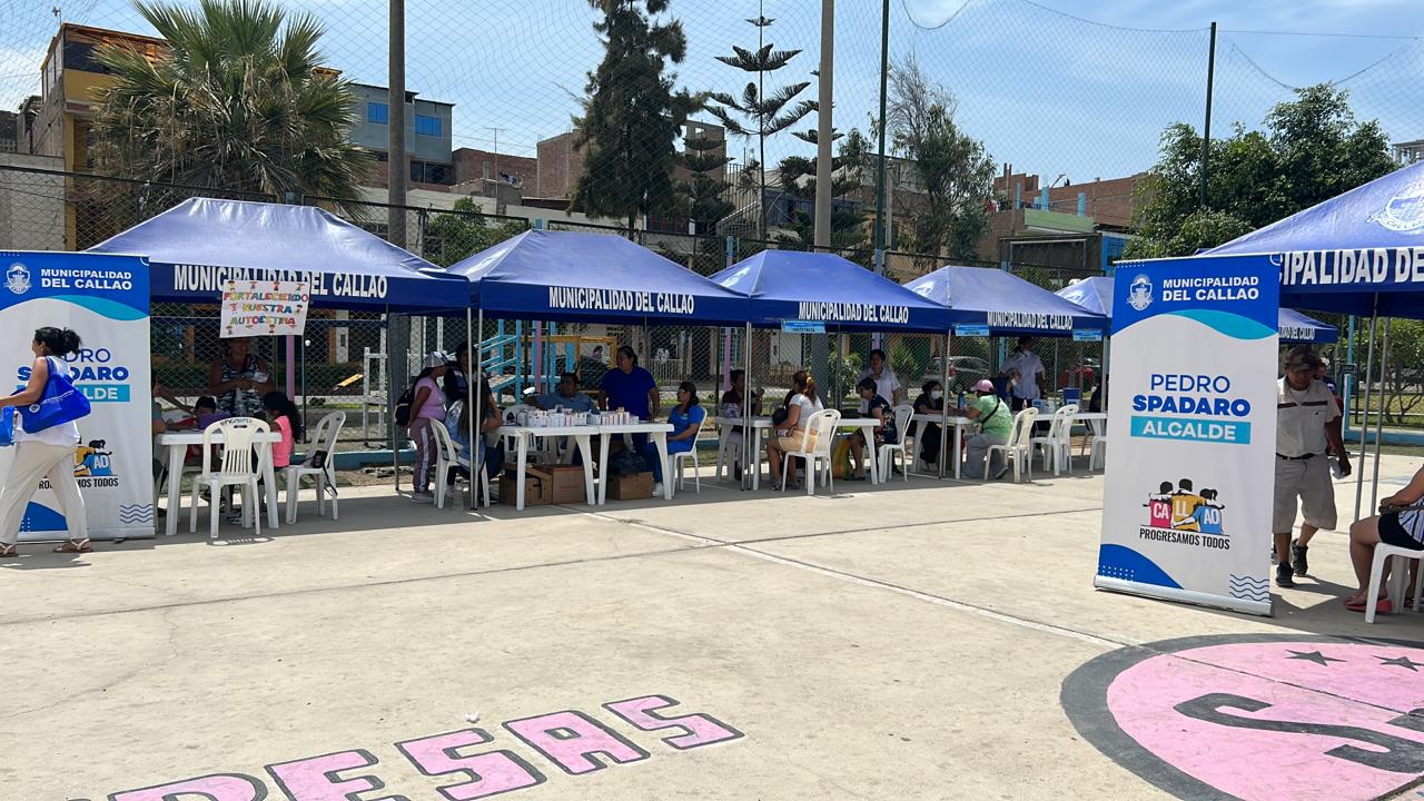 Nuestra gerencia de Salud realizó una gran campaña de salud en la Urbanización Las Fresas