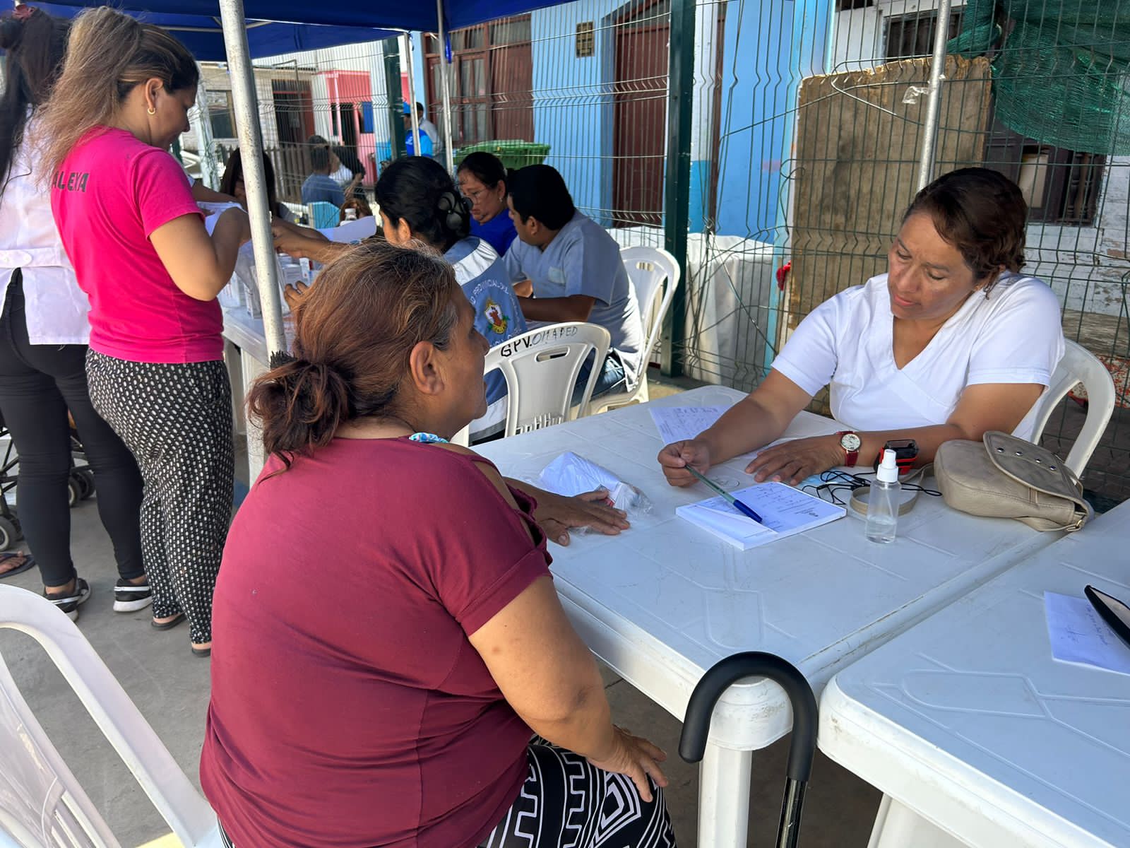 La Municipalidad Provincial del Callao, a través de la Gerencia de Salud realizó una Campaña Médica gratuita en la losa deportiva del A.A.H.H. Puerto Nuevo.