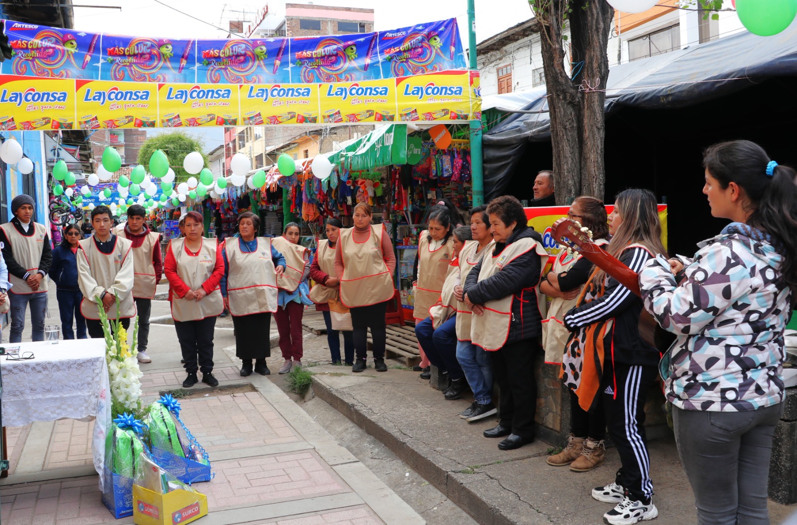 Estando próximos a iniciar las clases escolares, la Municipalidad de Huancayo presentó la Feria Escolar