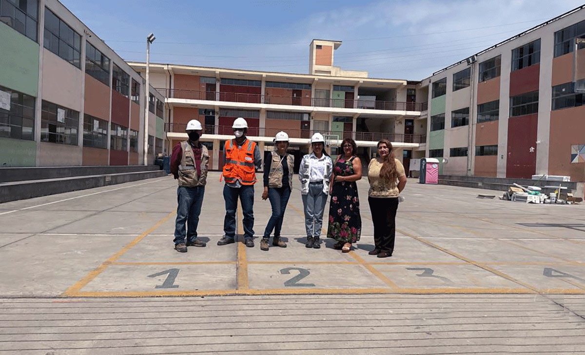 Hicimos entrega de espacios temporales a comunidad educativa de la IE 0035 Nuestra Señora de la Visitación