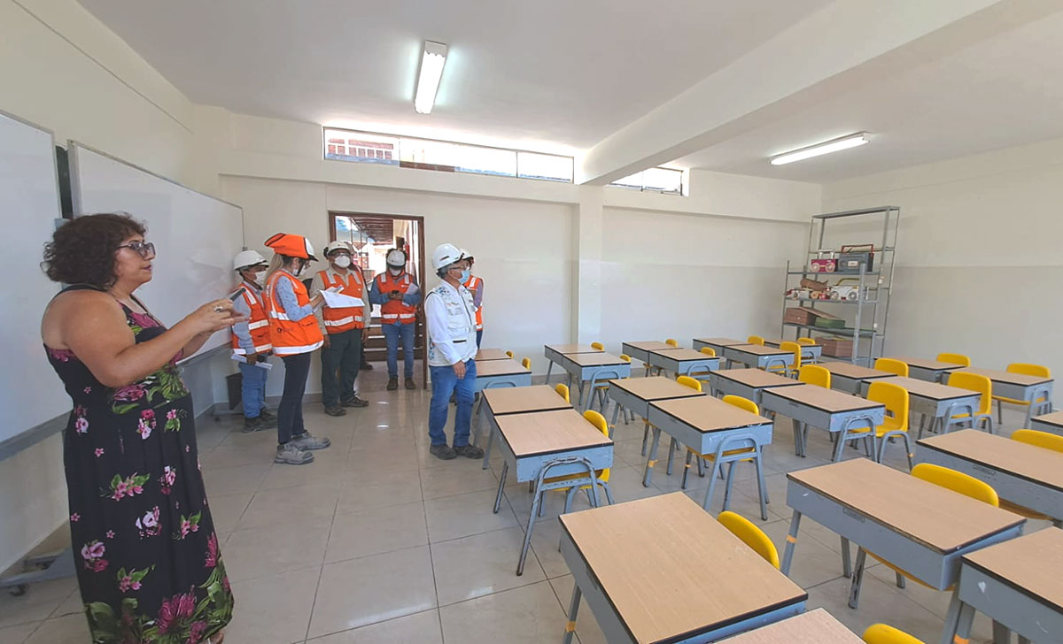Hicimos entrega de espacios temporales a comunidad educativa de la IE 0035 Nuestra Señora de la Visitación