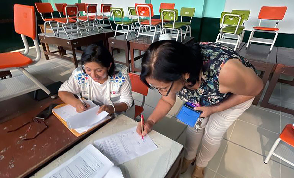 Hicimos entrega de espacios temporales a comunidad educativa de la IE 0035 Nuestra Señora de la Visitación